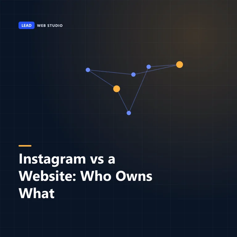 Instagram versus a website β who actually owns what