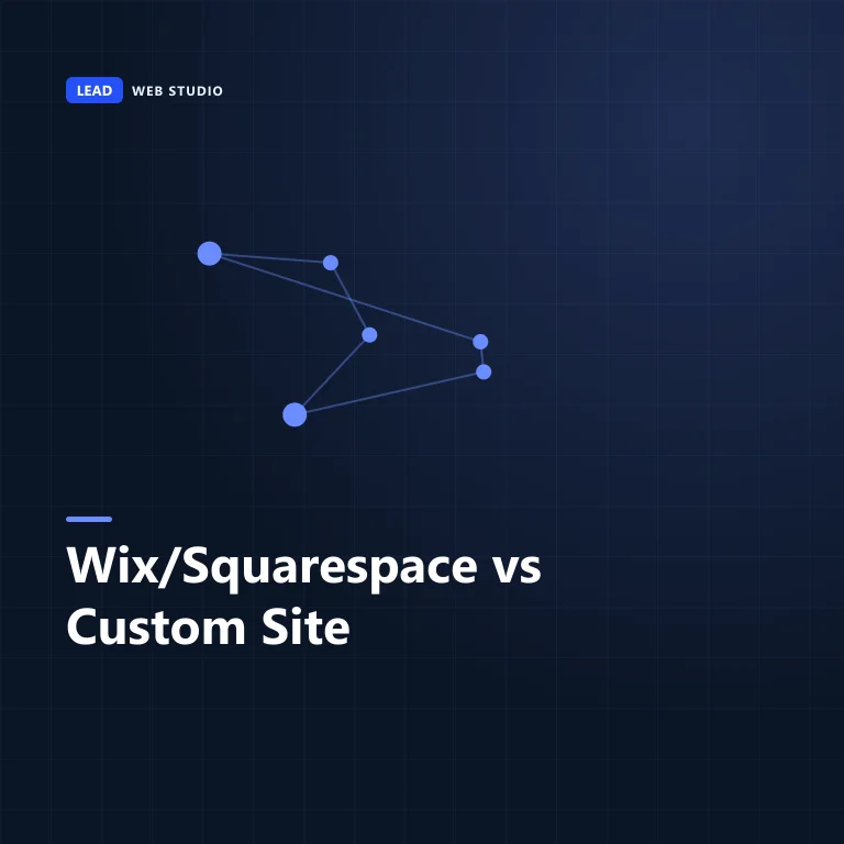 Wix and Squarespace versus a custom-coded website β real cost and ownership trade-offs